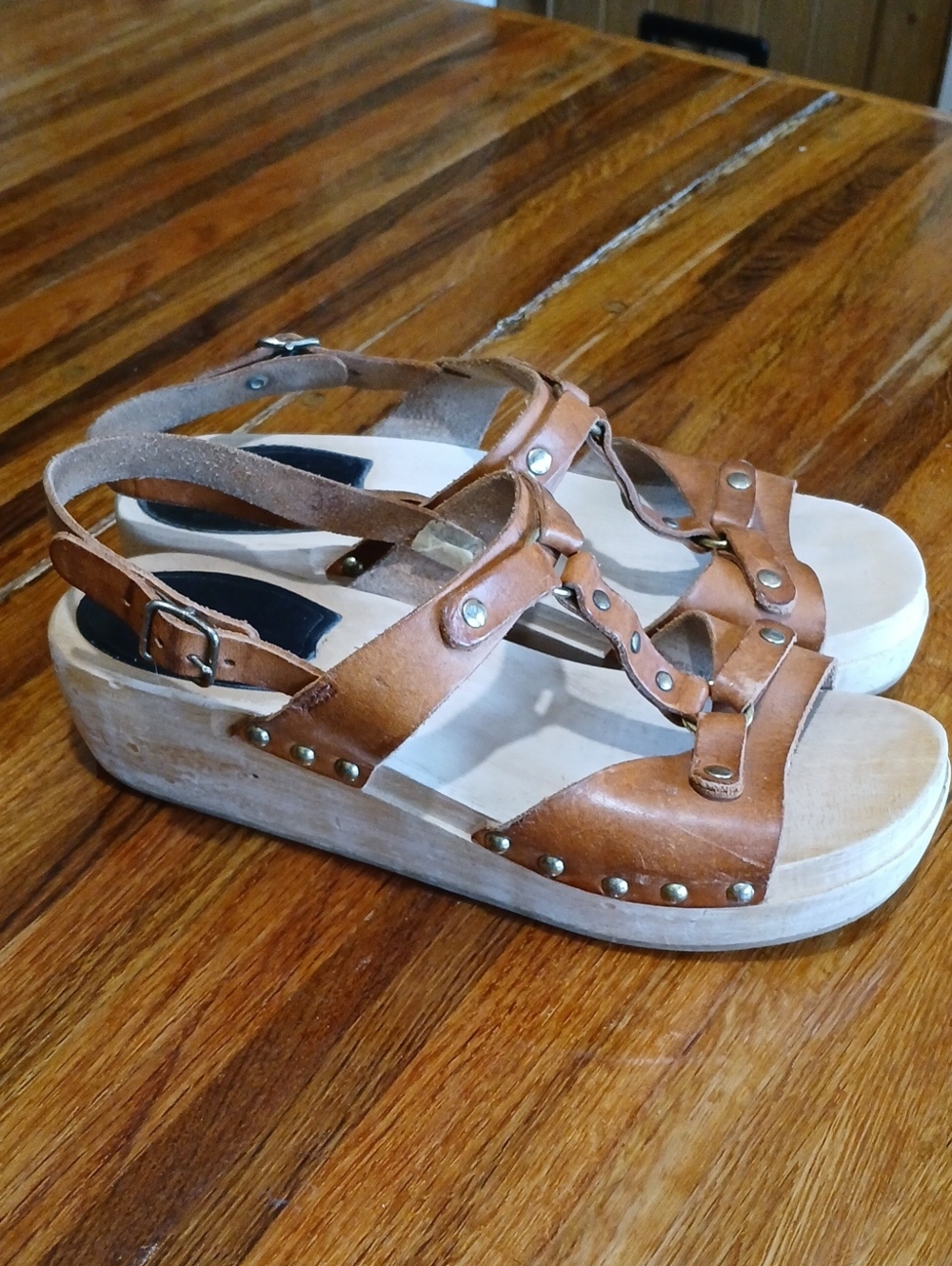 Swedish Hasbeens Platform Sandals - 38